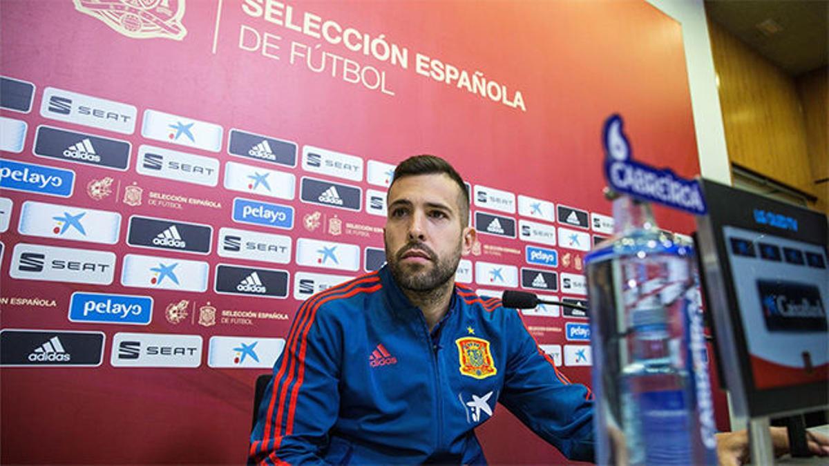 Jordi Alba aclara su relación con Luis Enrique