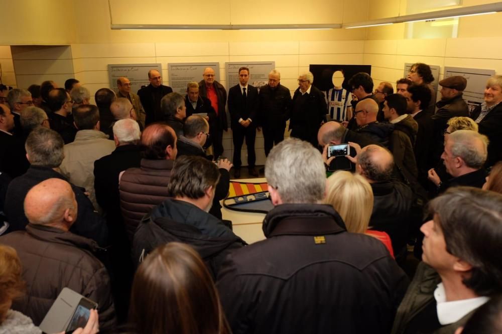 La UE Figueres inaugura l'exposició del centenari