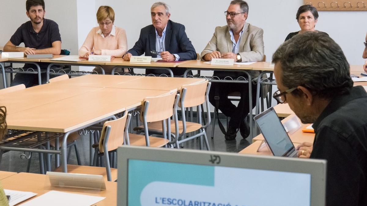 Reunión del Consell Escolar Municipal de Terrassa.