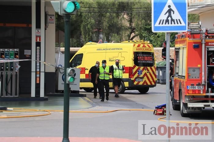 Explosión en una gasolinera de Cartagena