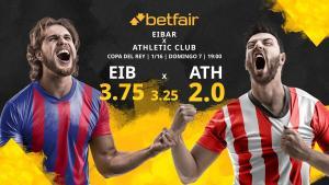 SD Eibar vs. Athletic Club: horario, TV, estadísticas, cuadro y pronósticos