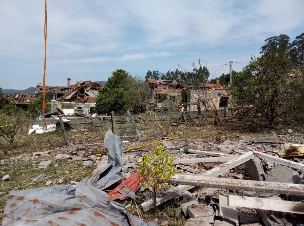 Explosión en Tui, Pontevedra | Así amanece la zona