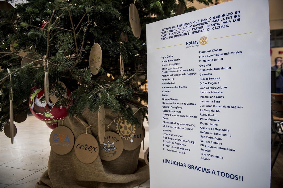 Galería | El Rotary Club pide ayuda para una zona de juegos en el hospital San Pedro de Cáceres