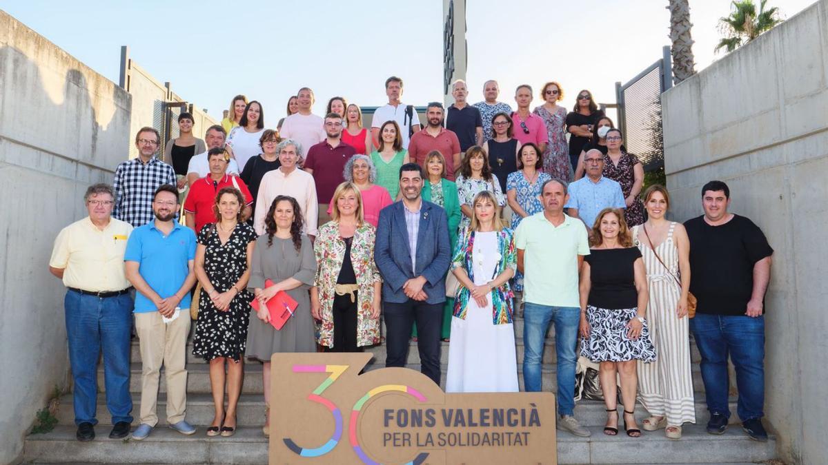 Foto de grup de l’Assemblea General Ordinària del Fons celebrada a Xàtiva. | FVS