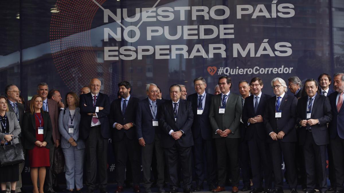 Acto empresarial Quiero Corredor celebrado en Barcelona