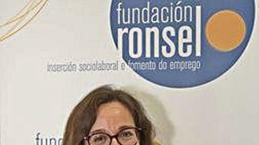 La portuguesa Vanda Vieira, ayer, en la Fundación Ronsel.