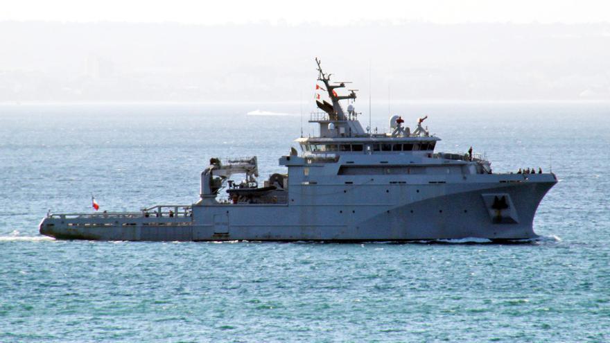 El buque &#039;Loire&#039;, de la Marina Nacional Francesa hace escala en el Puerto de Palma