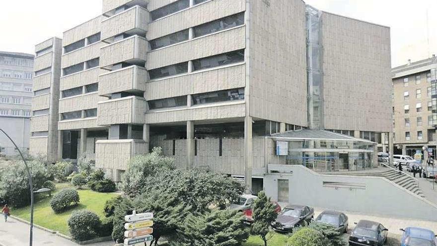 Edificio de los juzgados de A Coruña.