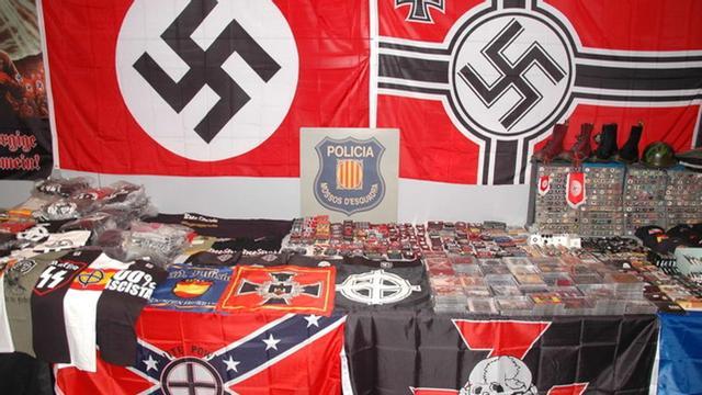 Material decomisado en la operación policial.