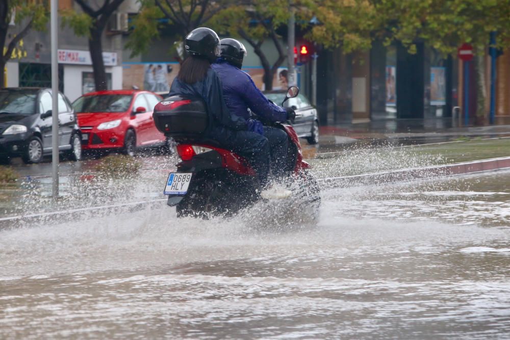 Tromba de agua en Alicante.