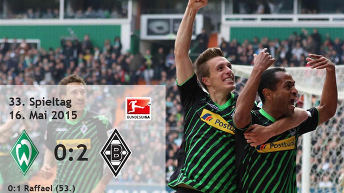 Gladbach se mete en la Liga de Campeones