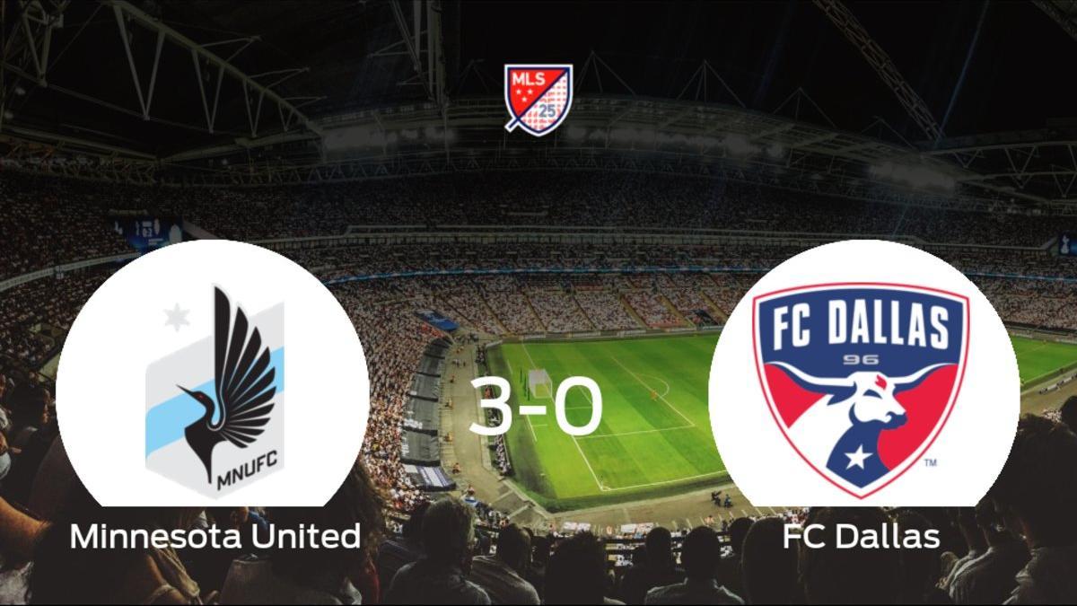 Sólido triunfo para el equipo minesotano: Minnesota United 3-0 FC Dallas