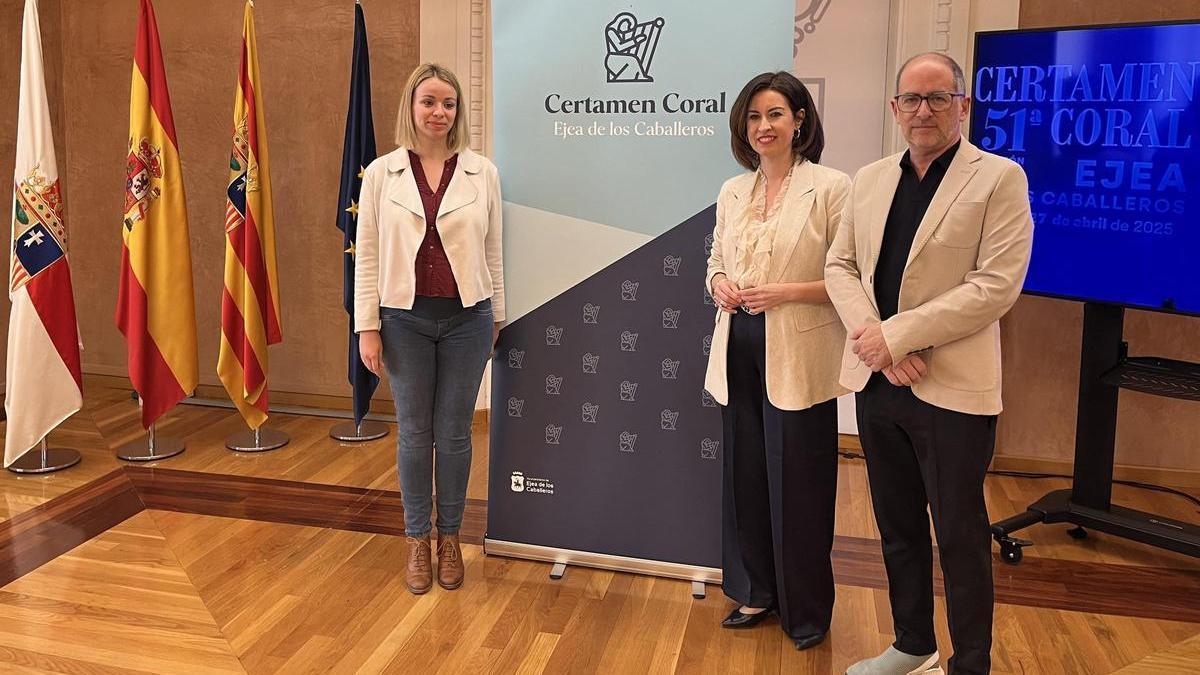 El Certamen Coral de Ejea se ha presentado este martes en la DPZ.