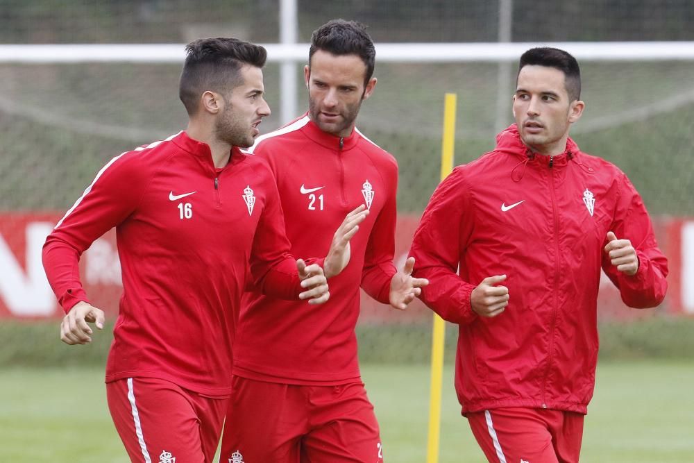 Entrenamiento del Sporting