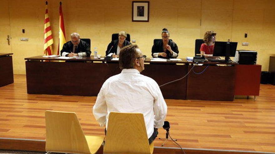 L&#039;acusat durant el judici a l&#039;Audiència de Girona el 18 de juliol.