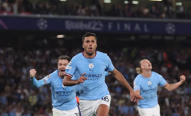 Las mejores imágenes de la final de la Champions entre City e Inter