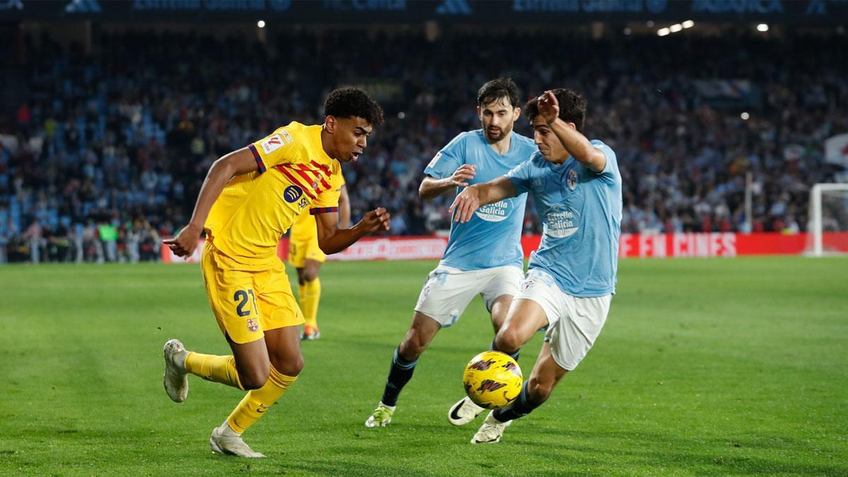 Lamine Yamal, decisivo ante el Celta, también debe serlo contra el Nápoles