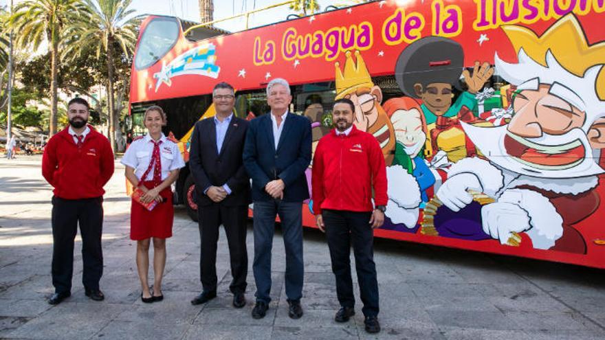 La Guagua Turística de la Ilusión vuelve a recorrer Las Palmas de Gran  Canaria con sus tours solidarios - La Provincia