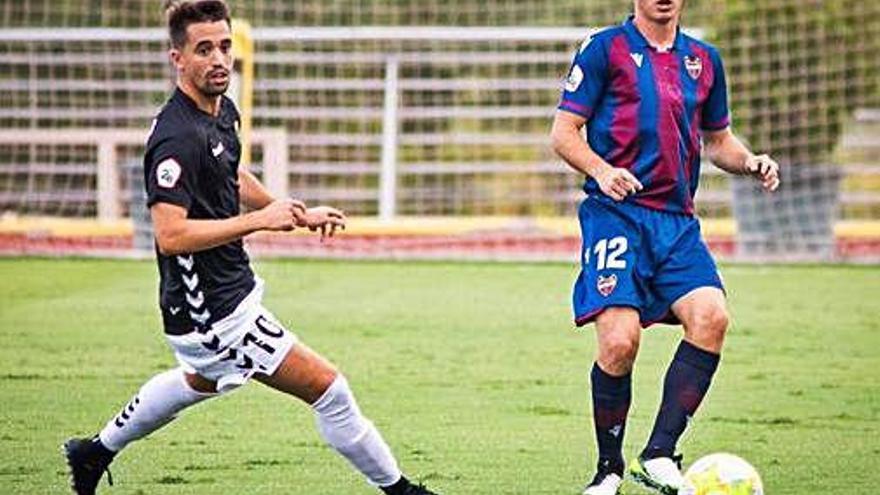 Sergio Cortés, jugador del Llagostera.