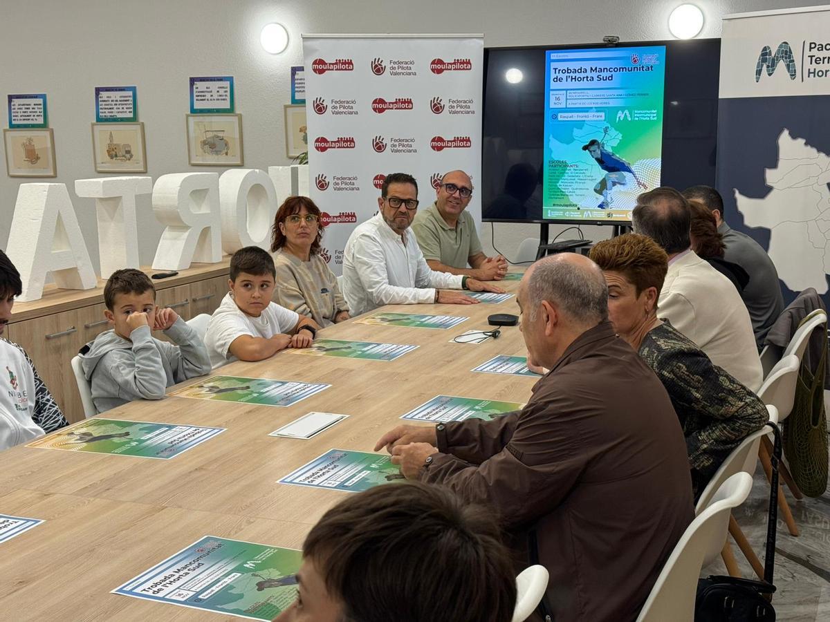 Presentación del Trofeu Mancomunitat Horta Sud Pilota.