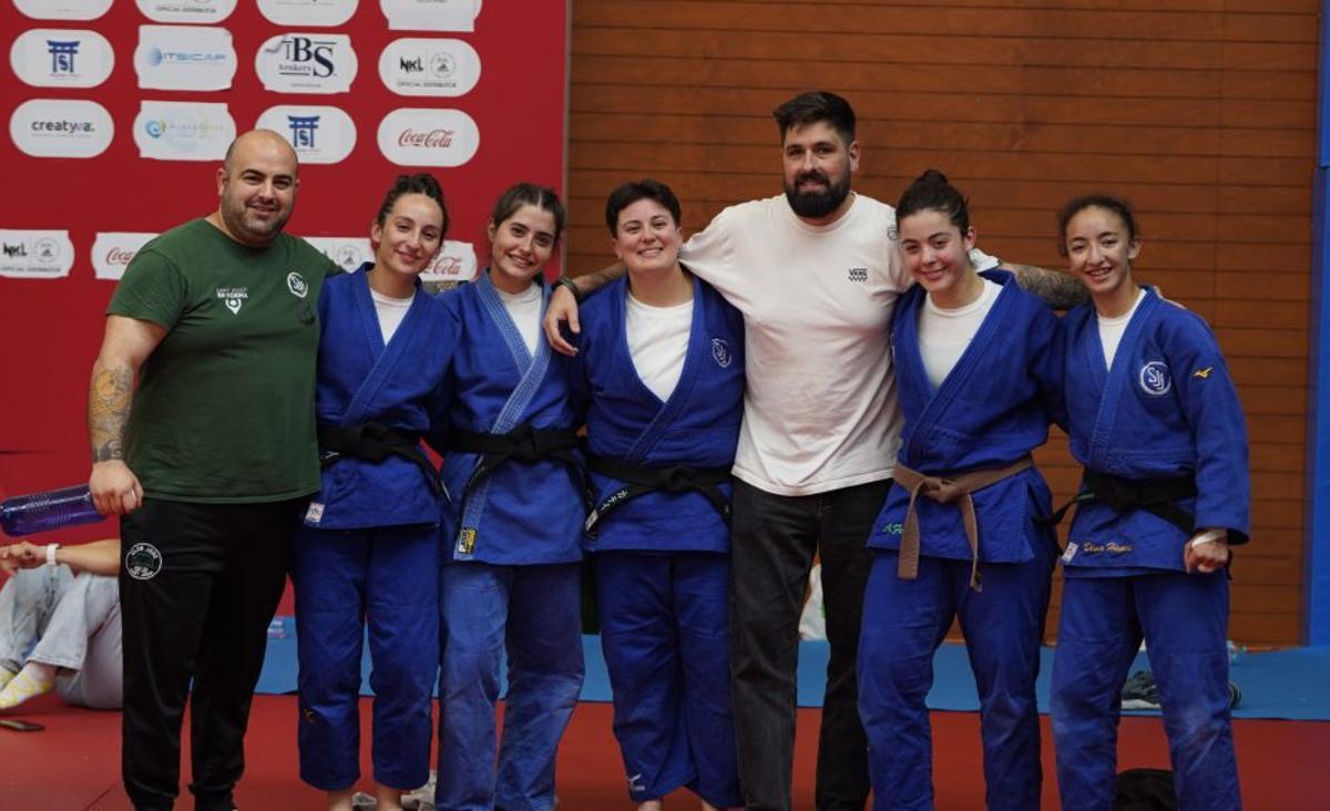 La delegación ibicenca desplazada a Madrid. | CLUB DE JUDO SANT JORDI