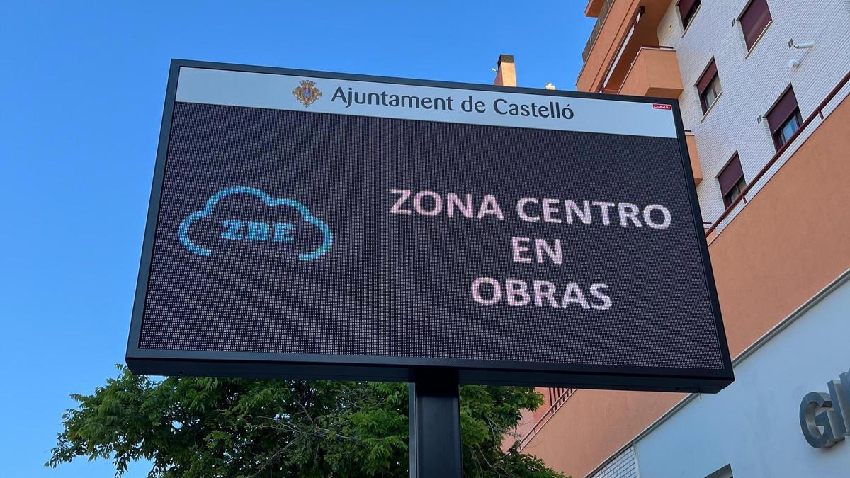Zona de bajas emisiones en el centro.