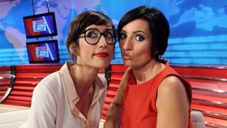 Corta aventura de Silvia Abril y Ana Morgade en televisión