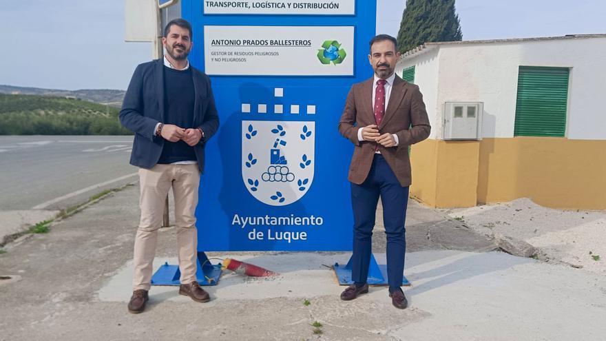 La Diputación de Córdoba invierte 190.725 euros en el Polígono Industrial de San Bartolomé de Luque