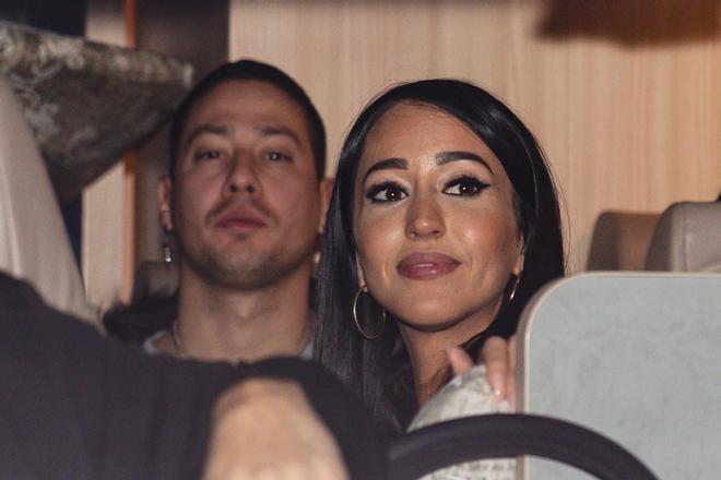 Aurah Ruiz y Omar Montes, inseparables en la grabación de su videoclip