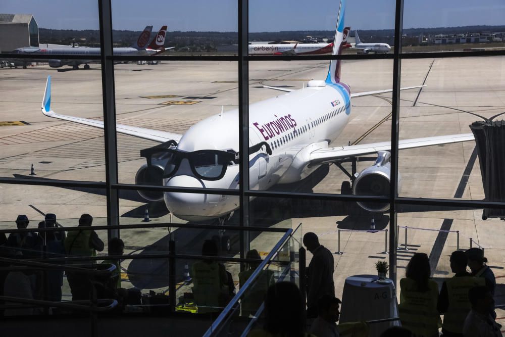 Eurowings inaugura su nueva base operativa en el aeropuerto de Palma