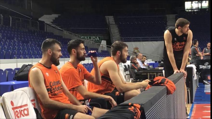 El Valencia Basket ya entrena en Madrid