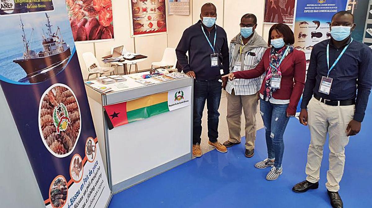 Los representantes de Guinea-Bisáu. | // MARTA G. BREA