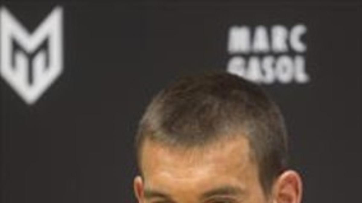 Marc Gasol, ayer en Girona.