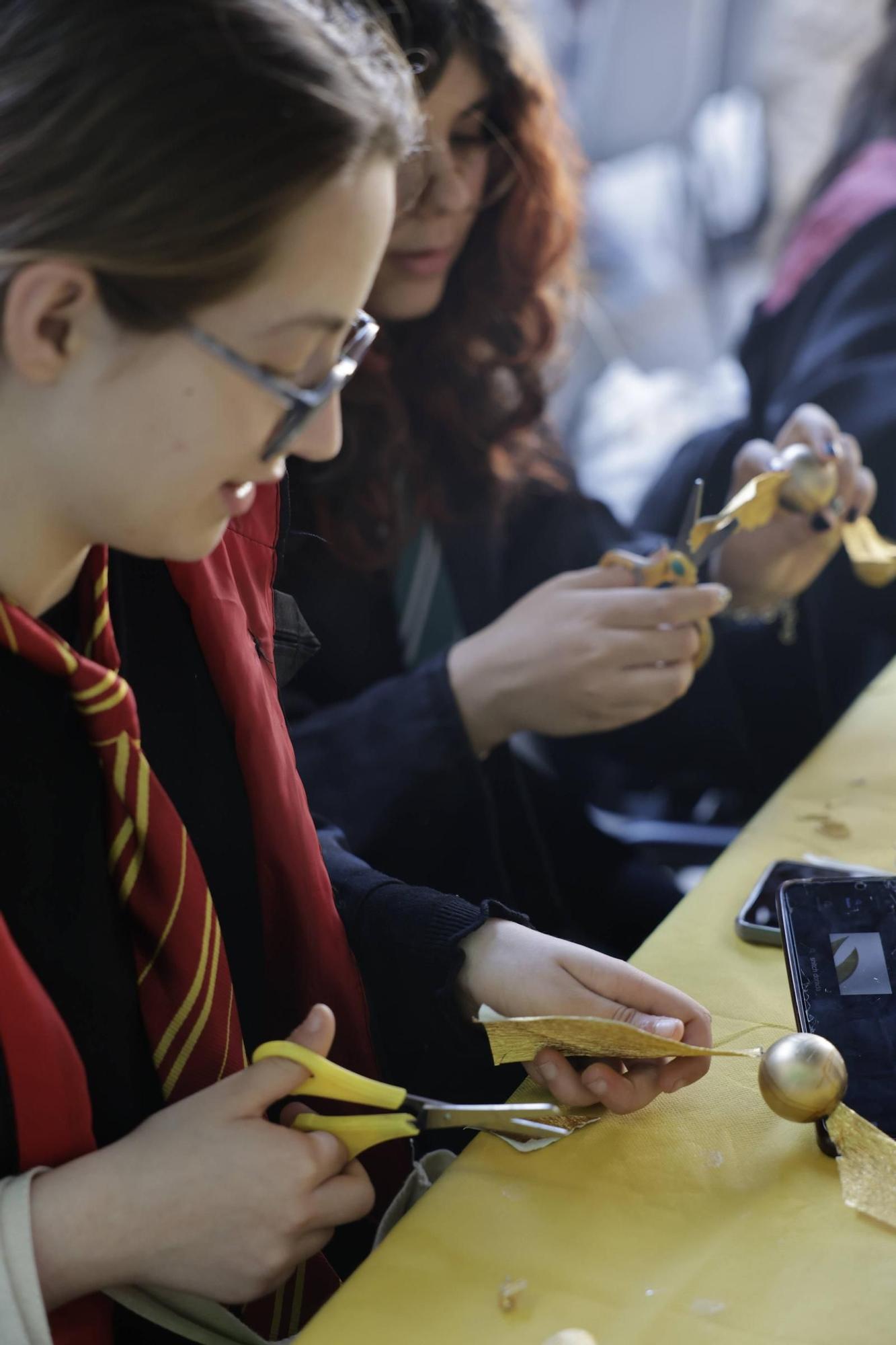 Centenares de personas participan en una jornada temática sobre Harry Potter en Palma