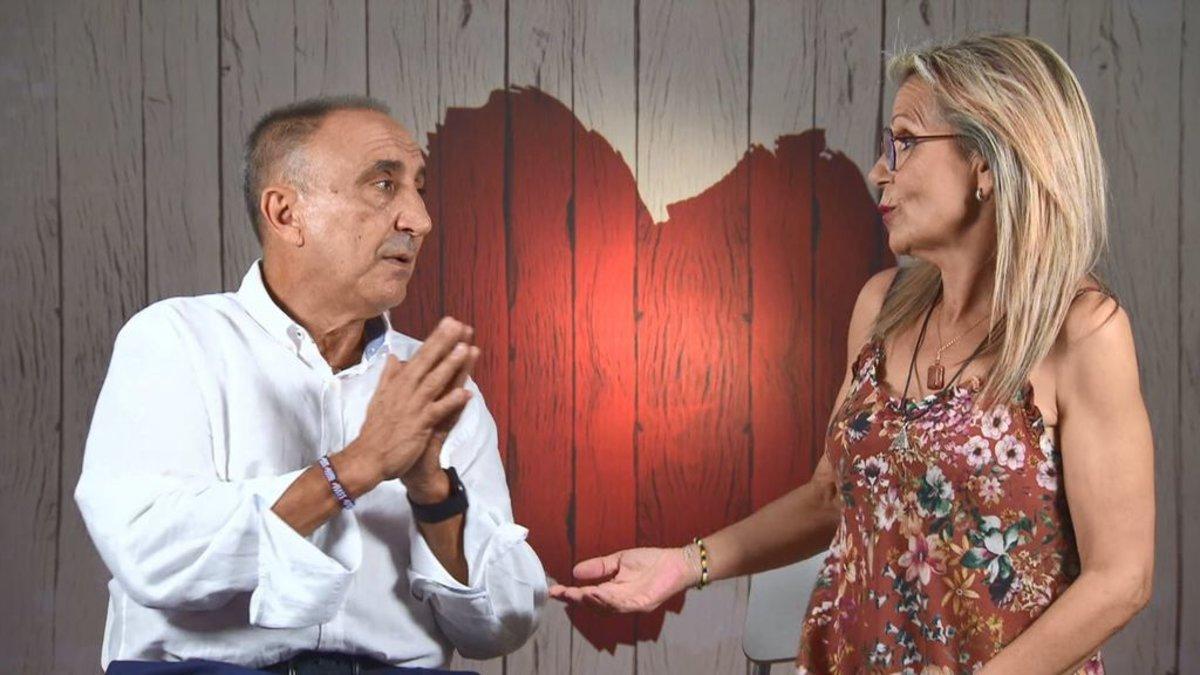 Vicente e Isabel en 'First Dates'