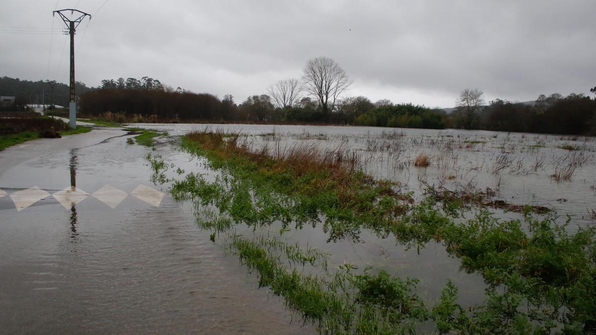 Temporal en Galicia: inundaciones en Begonte (Lugo).