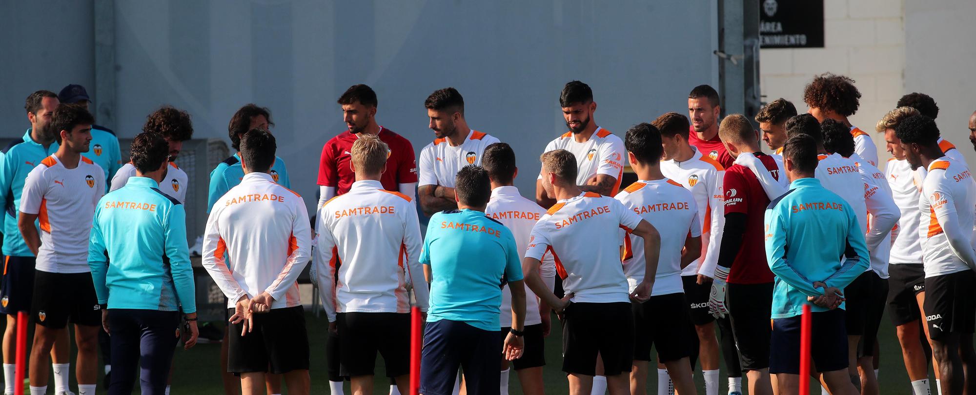 Así ha sido el entrenamiento de hoy del Valencia CF