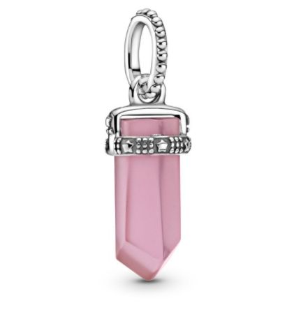 Colgante en plata de ley Amuleto Rosa