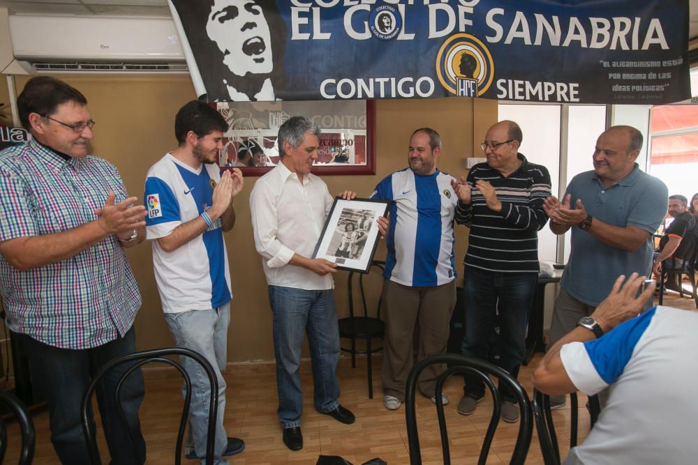 Homenaje a Sanabria en el Rico Pérez