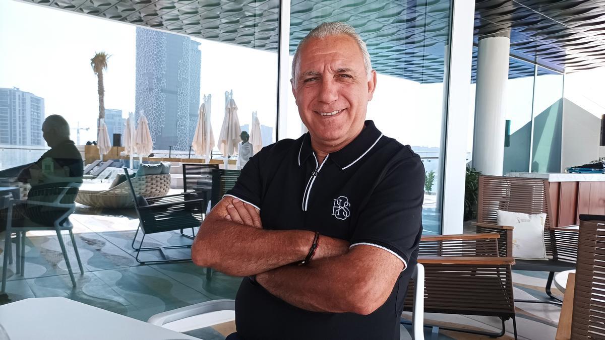 Hristo Stoichkov, después de la entrevista