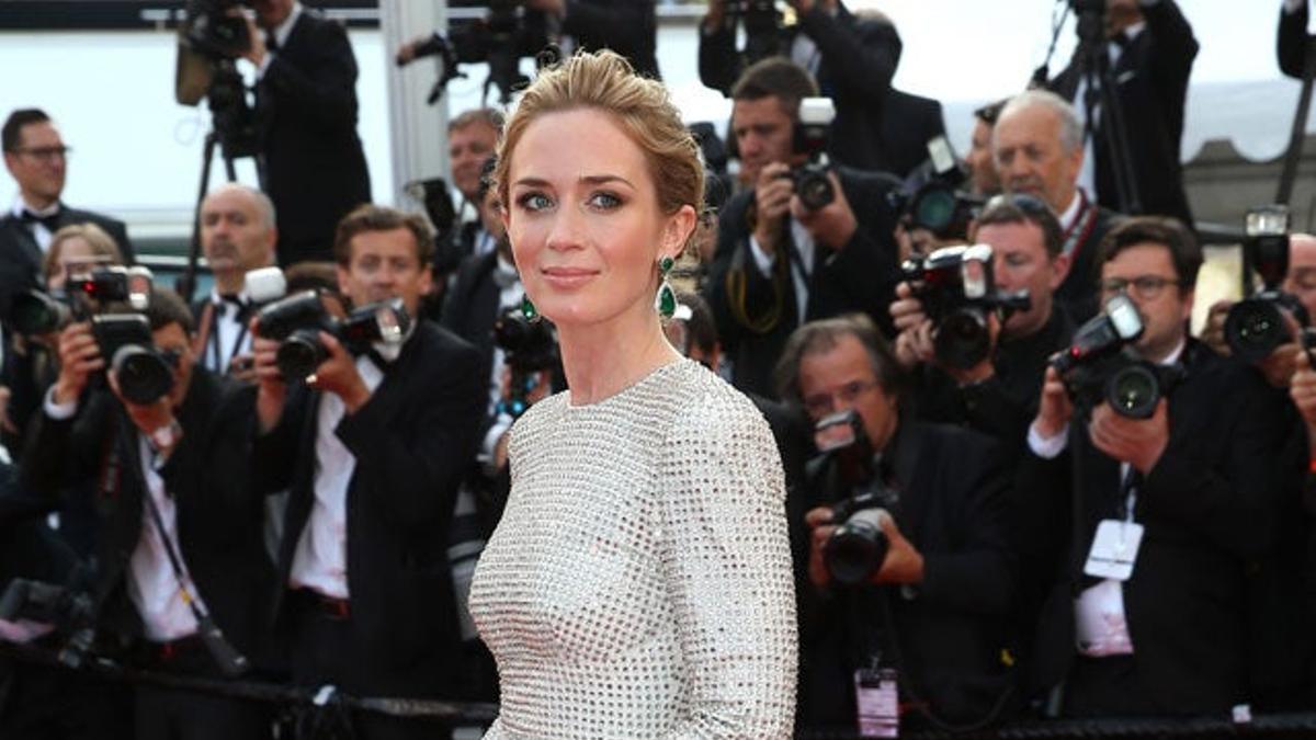 Emily Blunt en el estreno de 'Sicario' en el Festival de Cine de Cannes