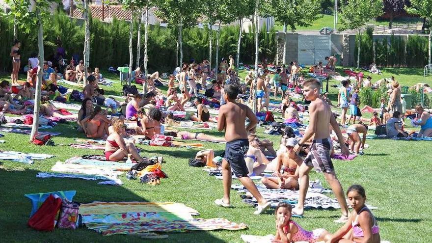 Piscina de Higueras, una de los tres recintos acuáticos manejados por el Ayuntamiento de Zamora.