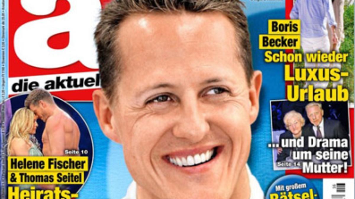 Portada de la falsa entrevista a Michael Schumacher