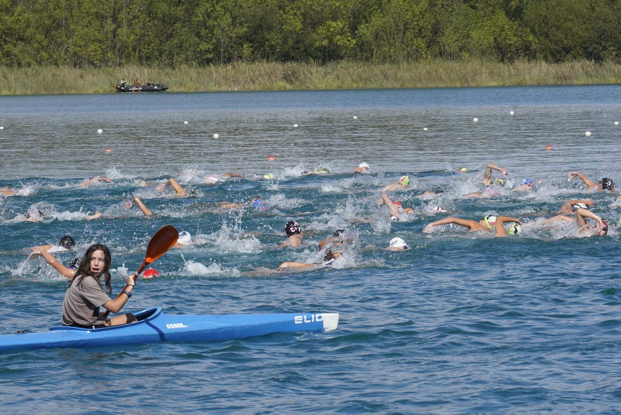 Gil i Galo es coronen a la Travessia de l'Estany de Banyoles