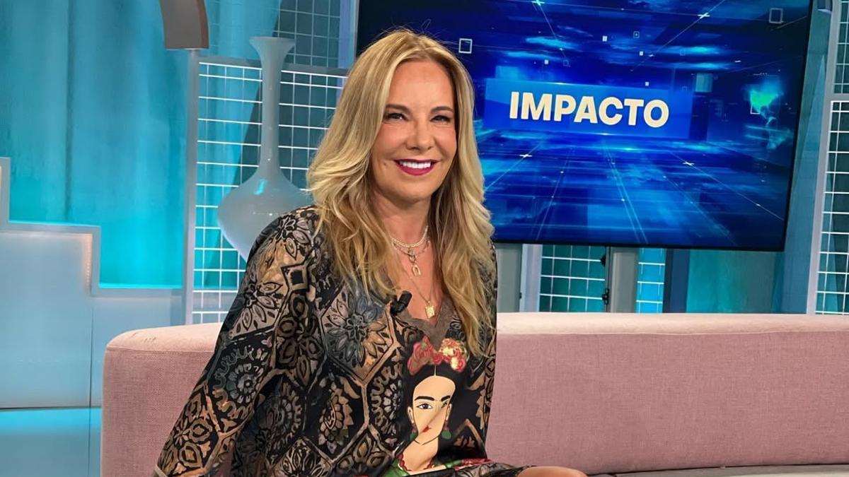 Belén Rodríguez, en el plató de 'Fiesta'