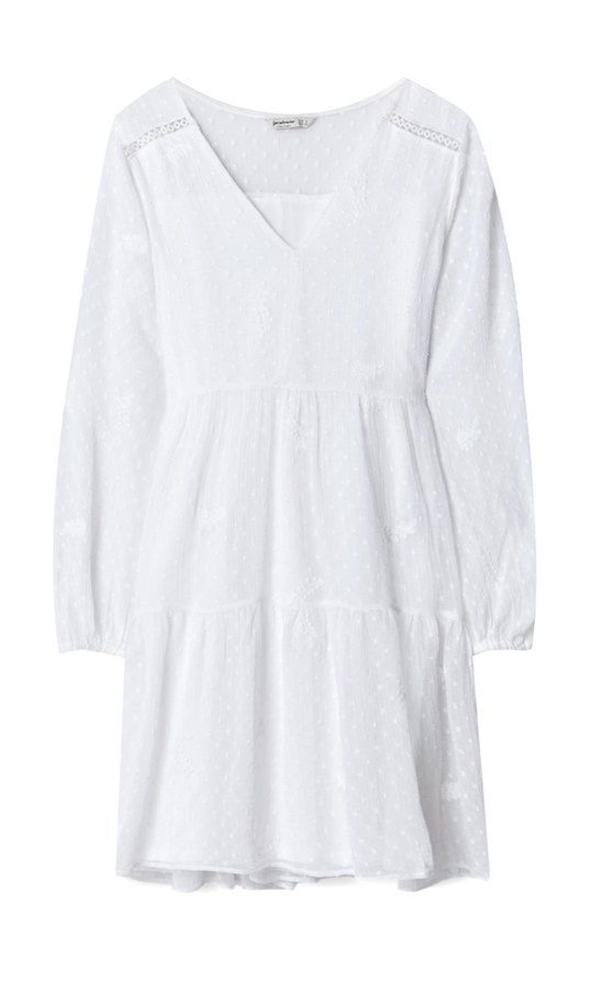 El vestido blanco romántico