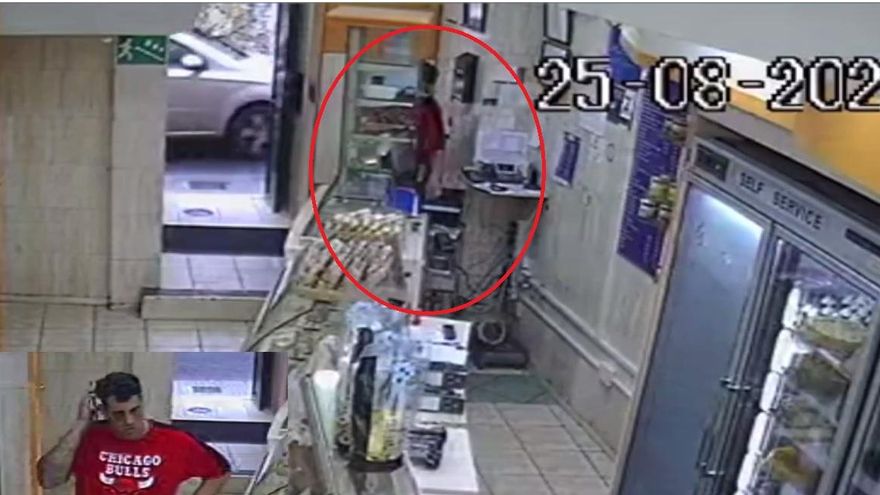 They are looking for a robber who stole money from the cash register of a pastry shop in the Canary Islands