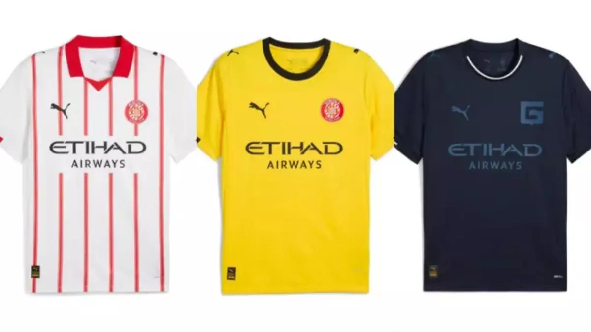 Filtran las tres camisetas del Girona para la 2025/26