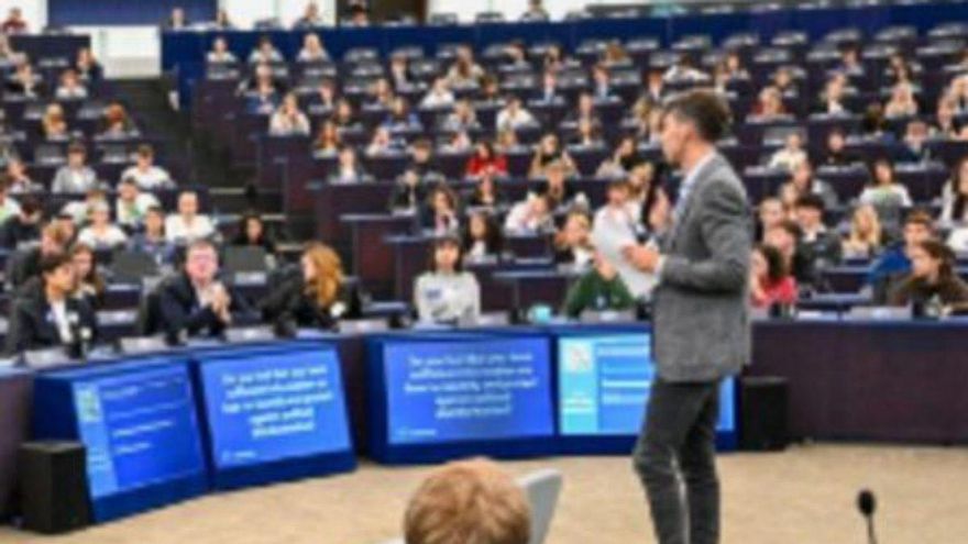 Alumnos del instituto El Carmen de Murcia, a Estrasburgo con la Euroscola