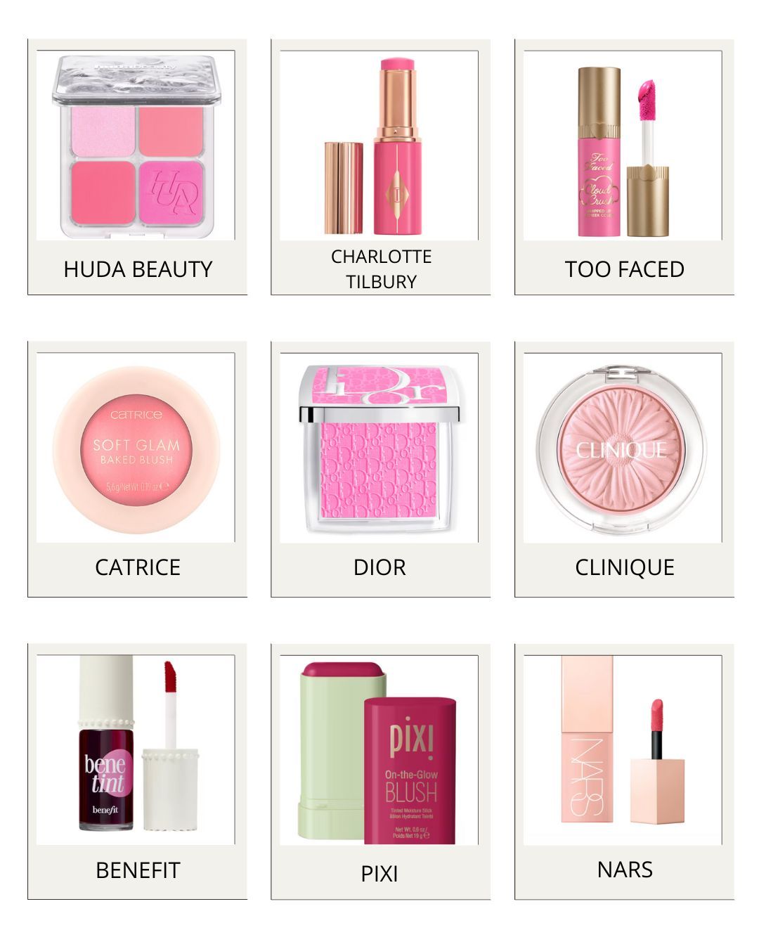 Coloretes rosa María Antonieta